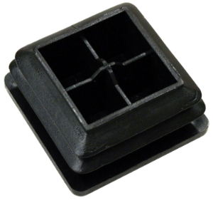 MS Plug 50 x 50mm Tube Black Swingover