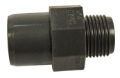 MS Adaptateur 3/8" x 16 - 20mm uPVC gris