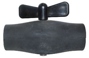 MS Butterfly Valve 32mm Rubber